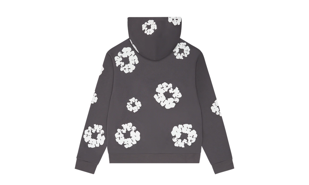 Cotton Wreath Hoodie "Charcoal" DT253
