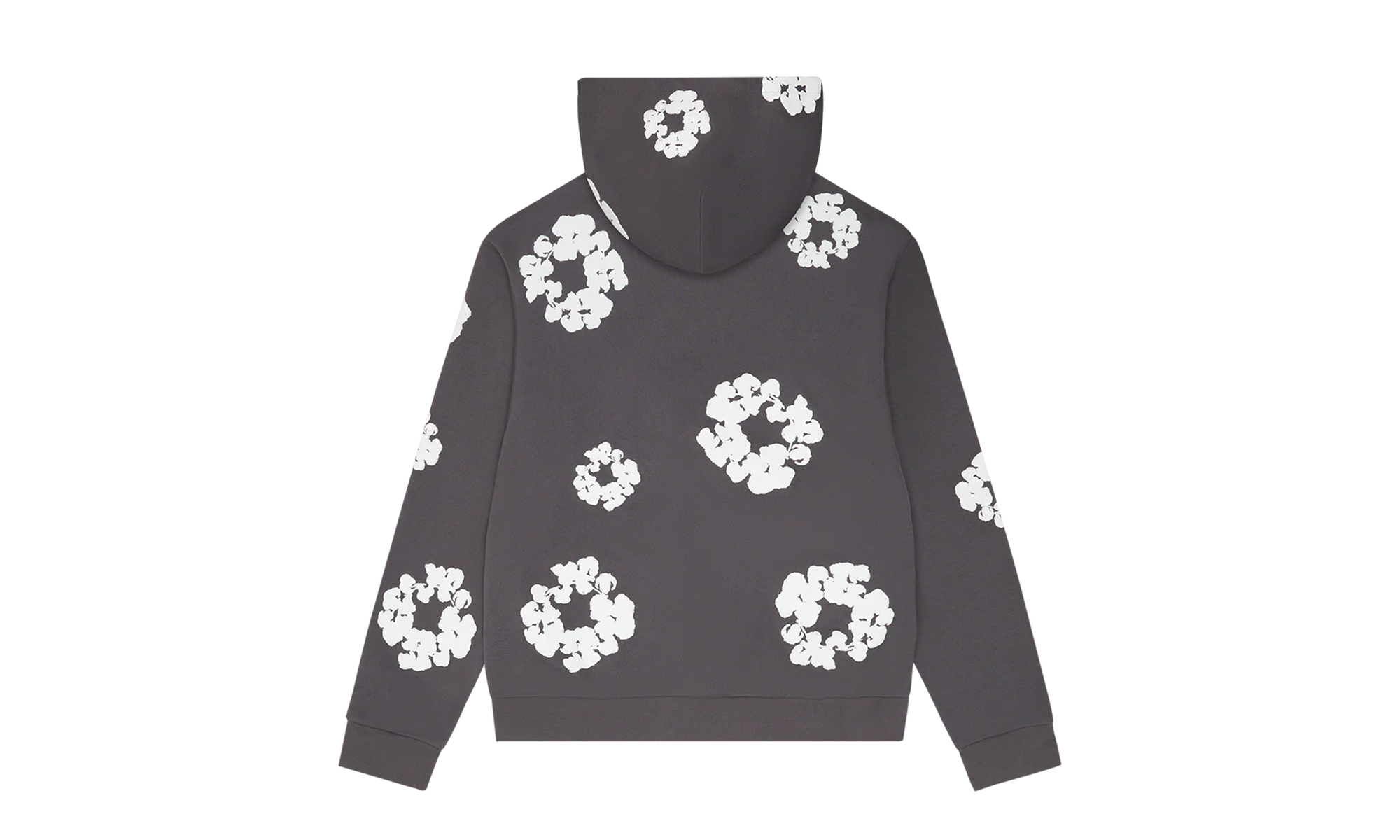 Cotton Wreath Hoodie "Charcoal" DT253
