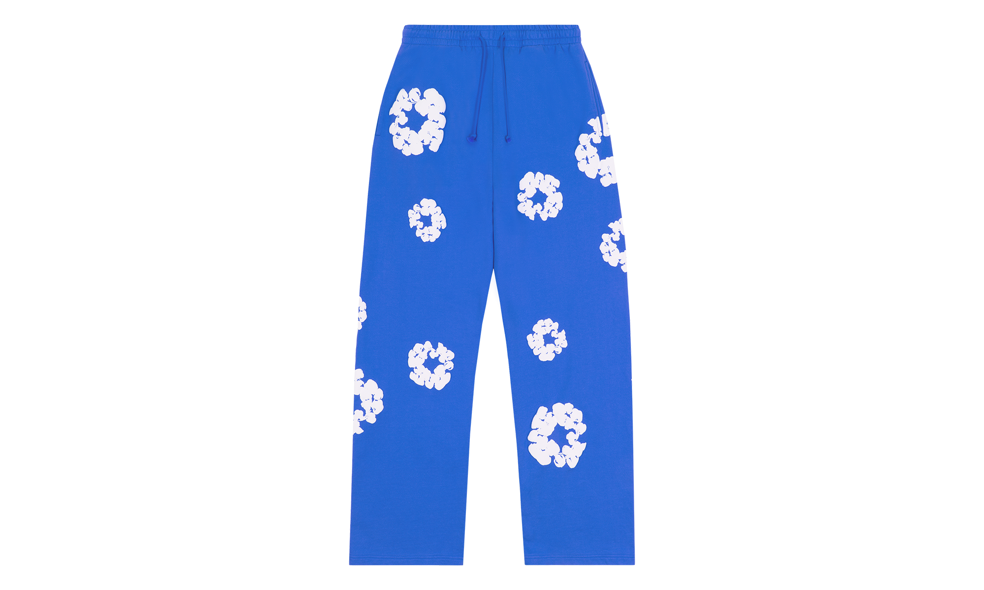 Cotton Wreath Baggy Sweatpants Blue "Blue" DT162