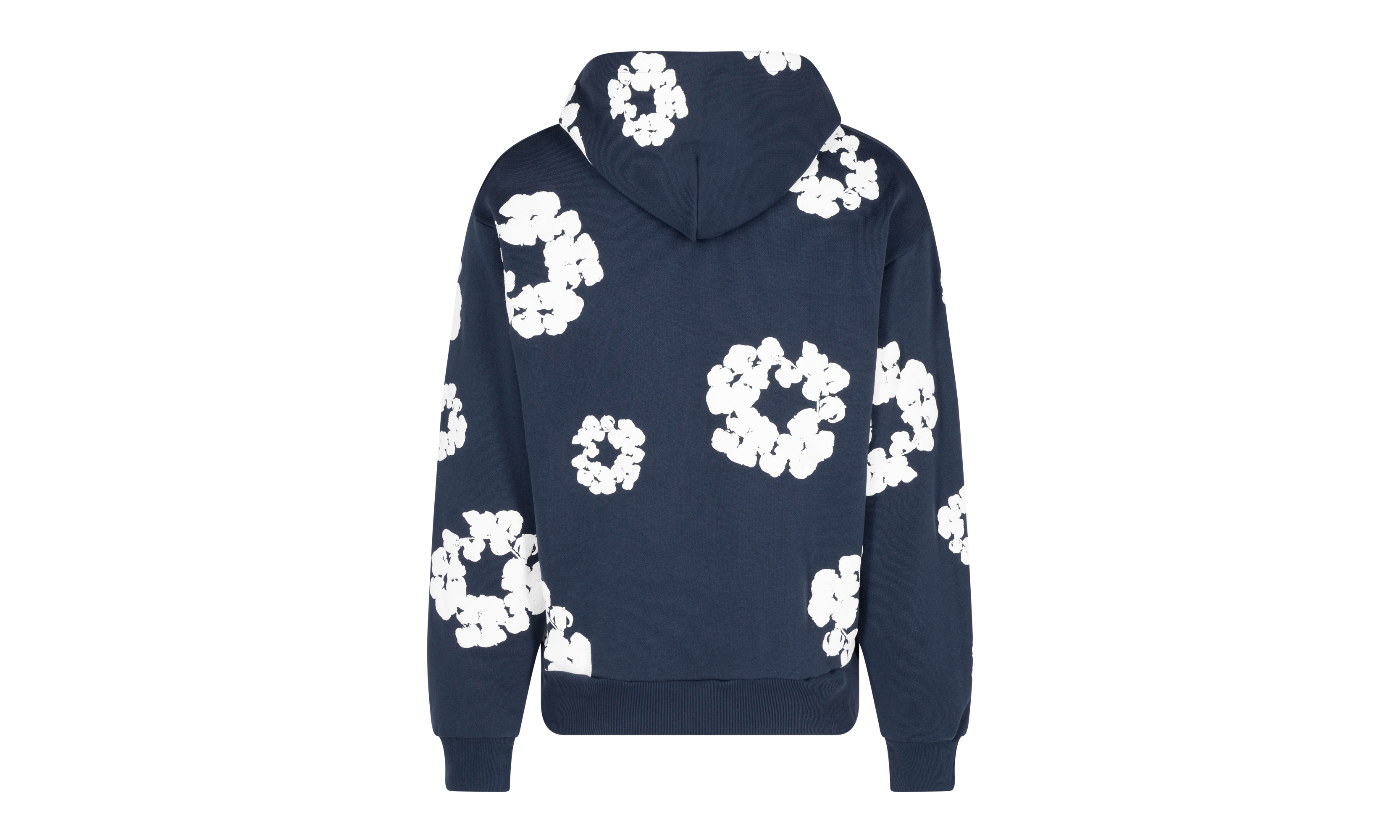 The Cotton Wreath Sweatshirt "Navy" DT022