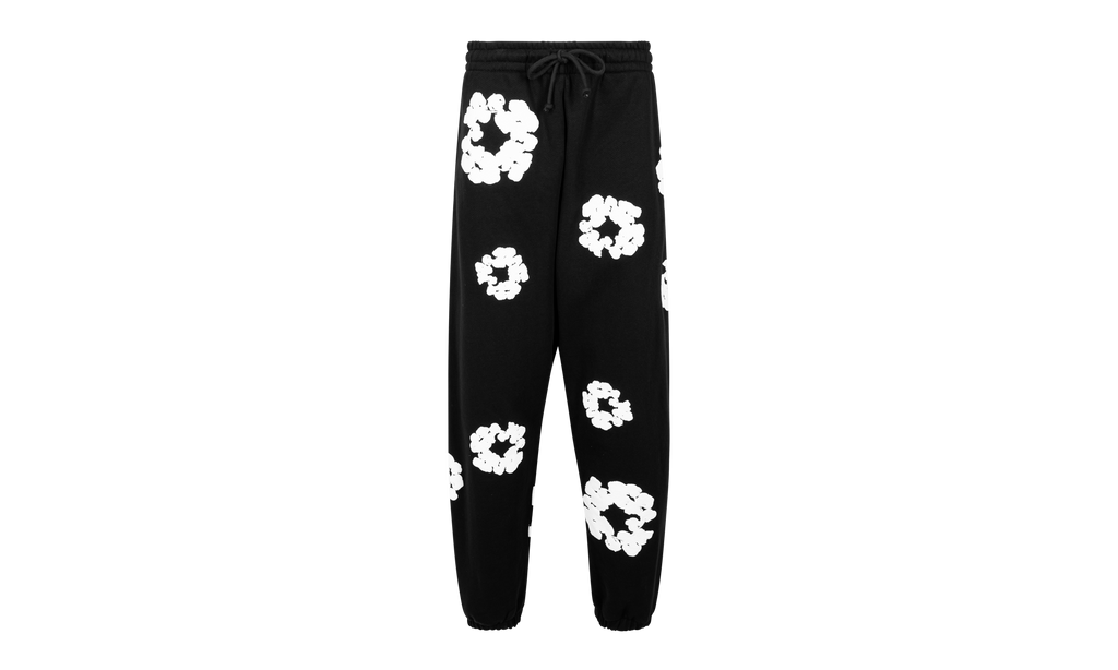 Cotton Wreath Sweatpants "Black" DT25