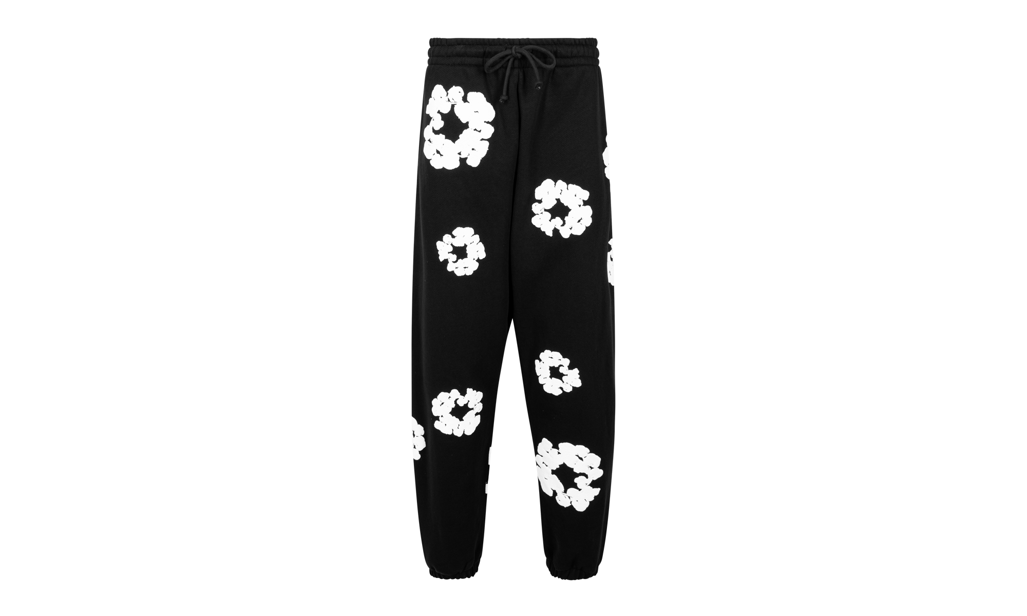 Cotton Wreath Sweatpants "Black" DT25