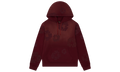 Faded Mono Cotton Wreath Hoodie "Beet Root" DT248