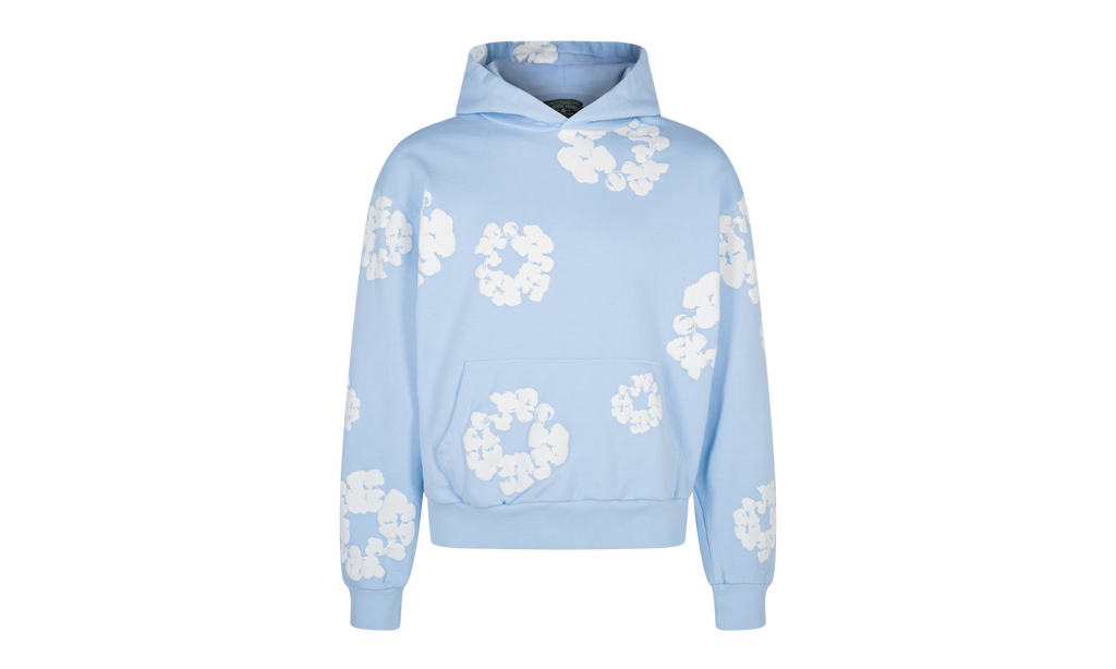 The Cotton Wreath Sweatshirt "Powder Blue" DT086