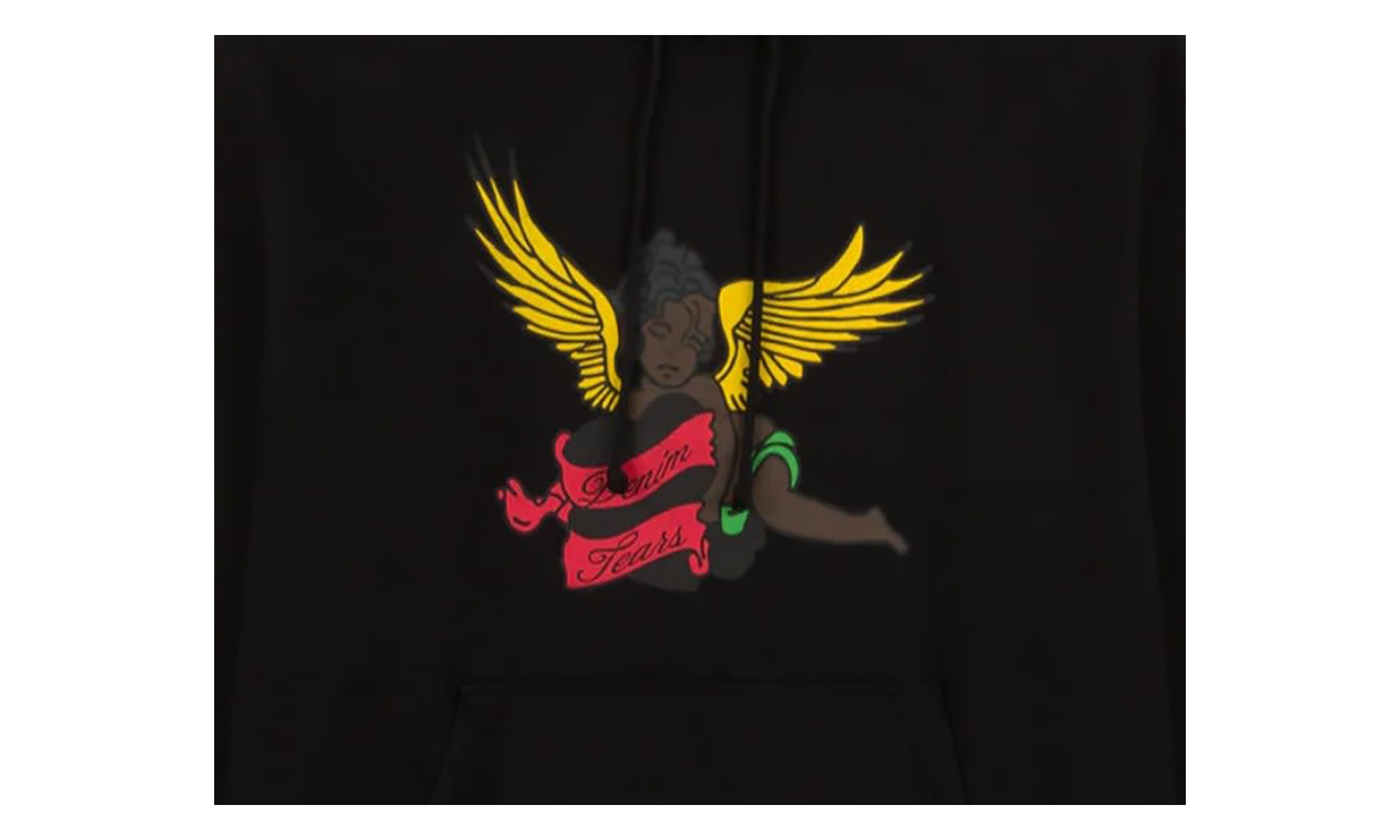 Black Cherub Hoodie "Black" DT399