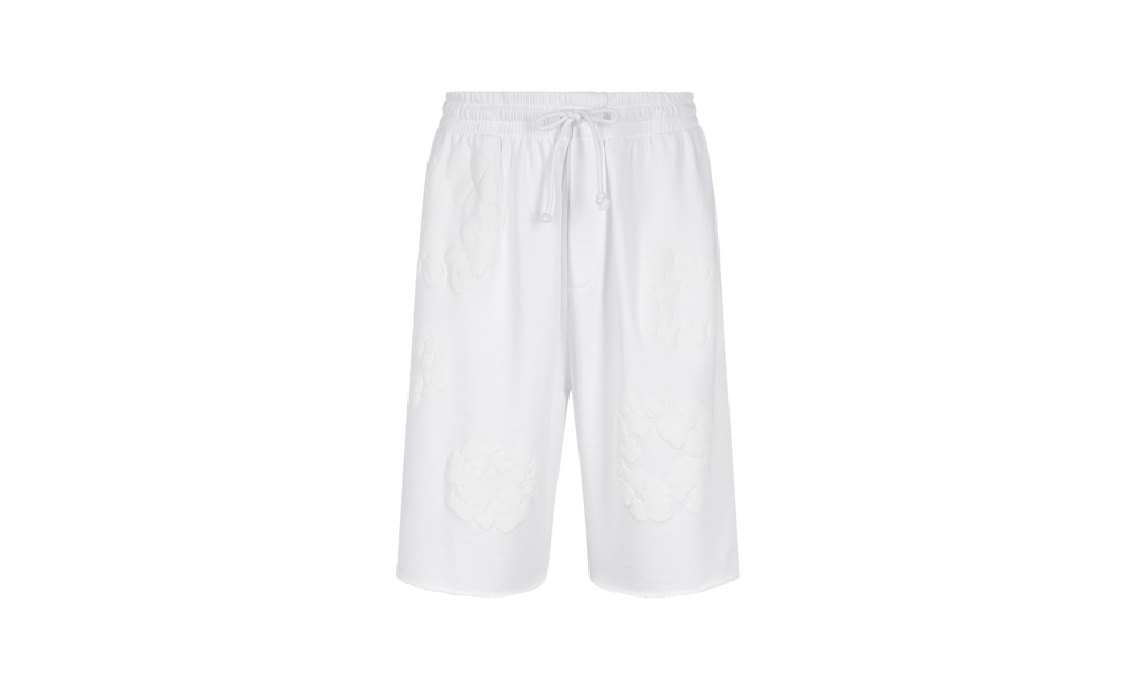 Mono Cotton Wreath Shorts "White" DT034