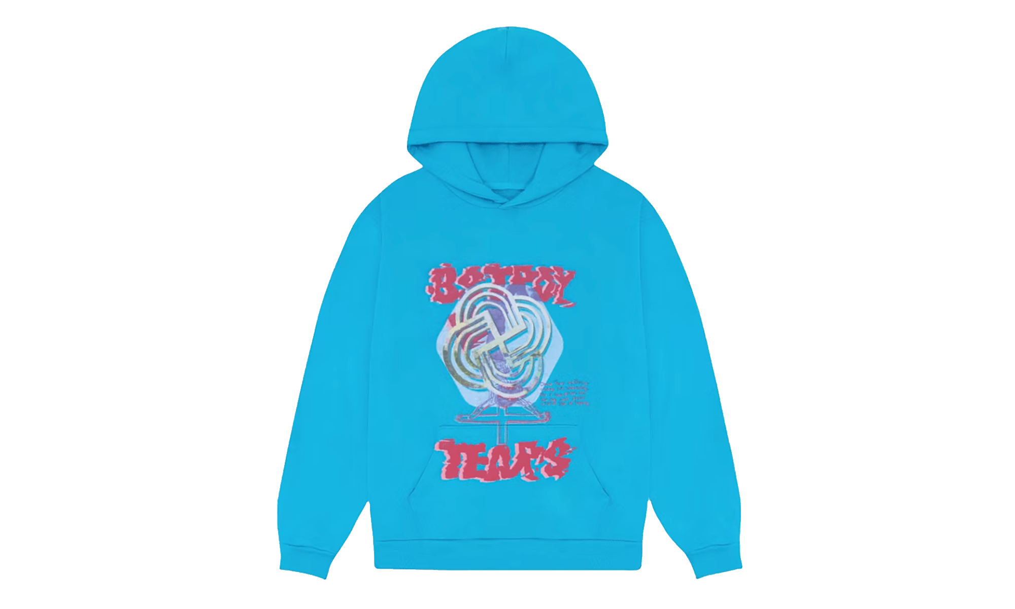 Bstroy Tears Hoodie "Blue" DT524