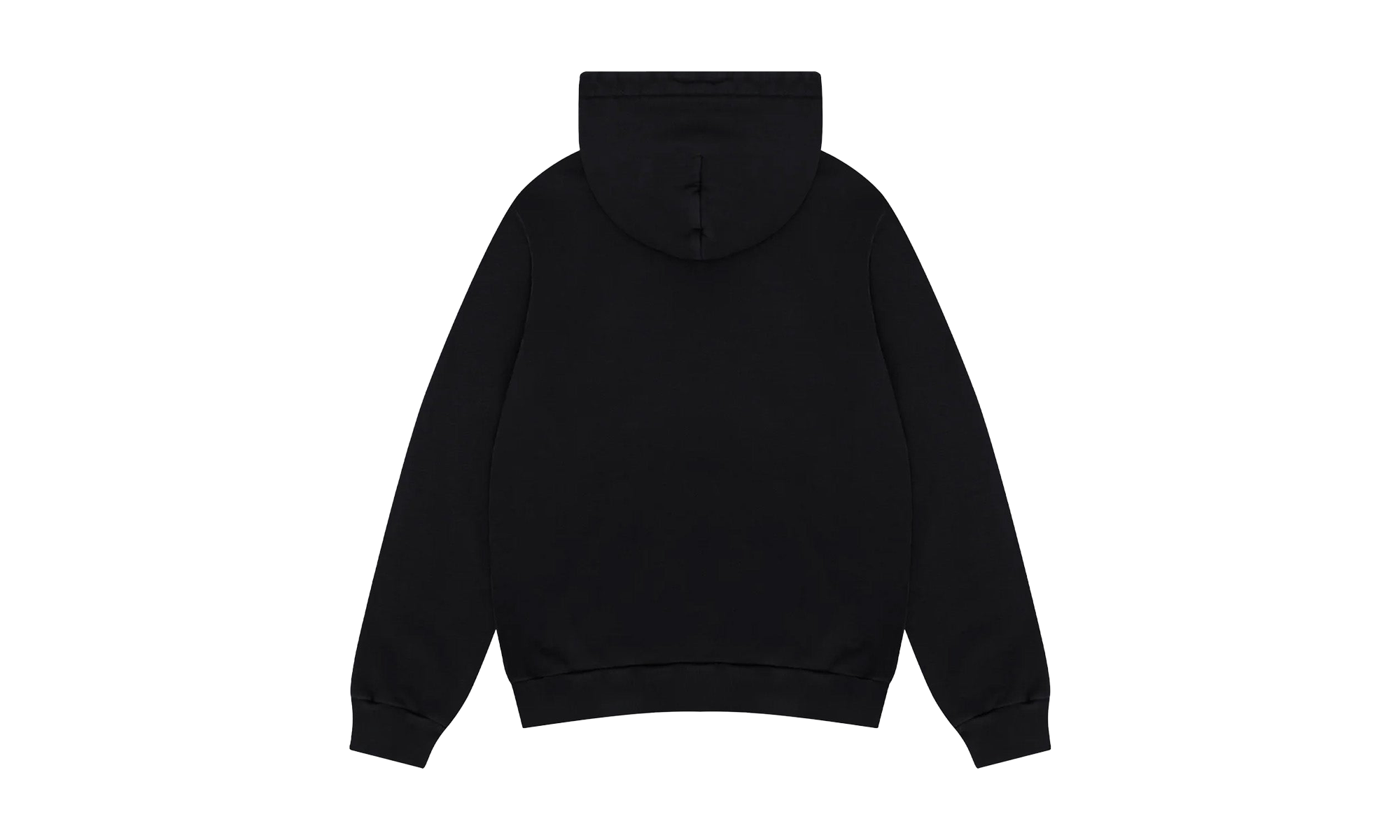 Embroidered Floral Logo Hoodie "Black" DT263