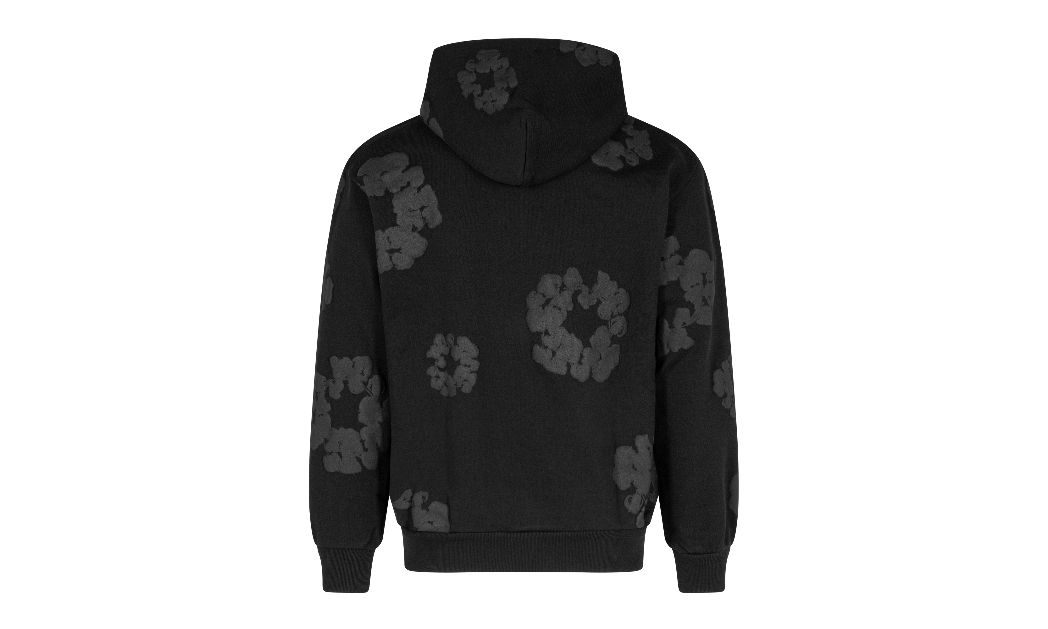 Mono Cotton Wreath Sweatshirt "Black" DT024