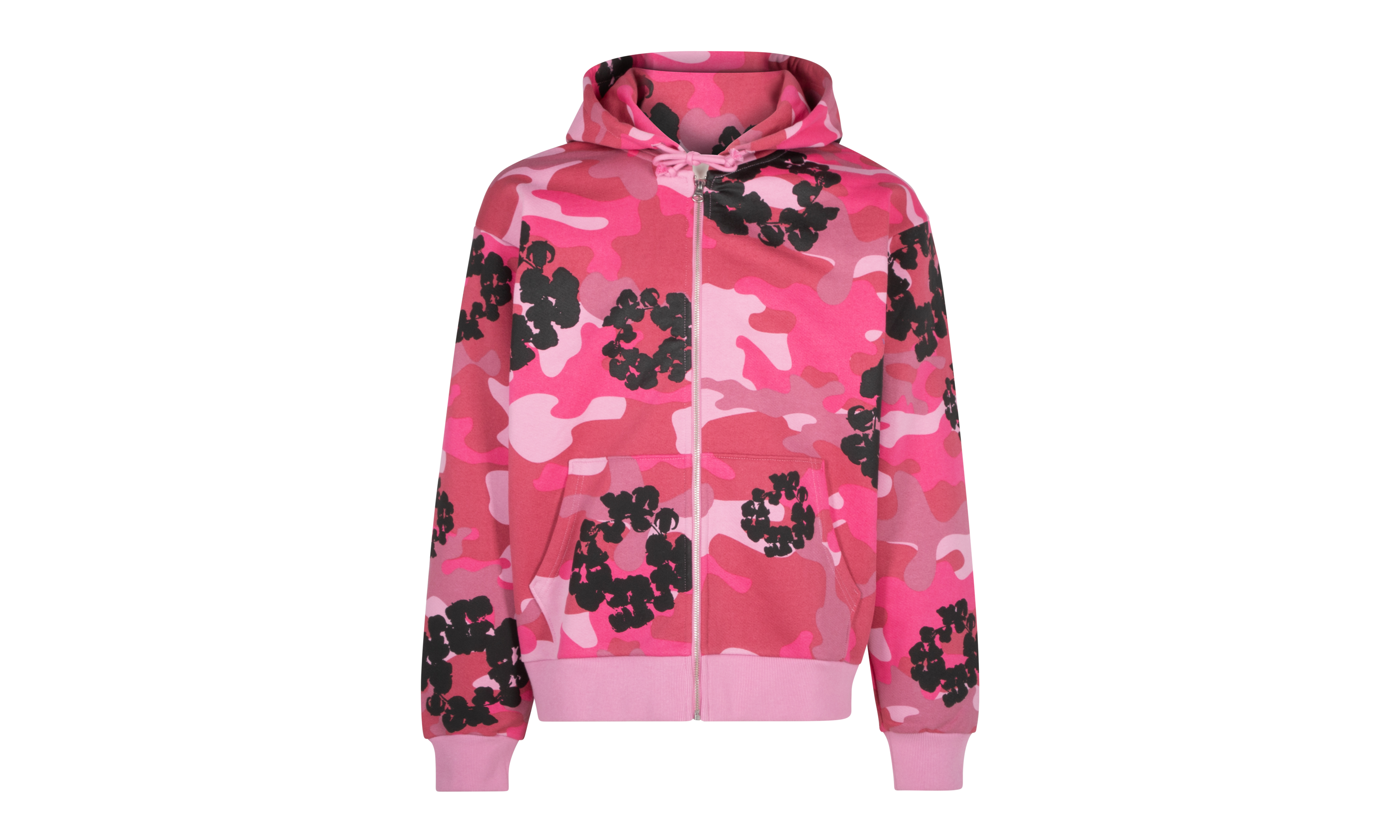 Cotton Wreath Hoodie "Pink Camo" DT061