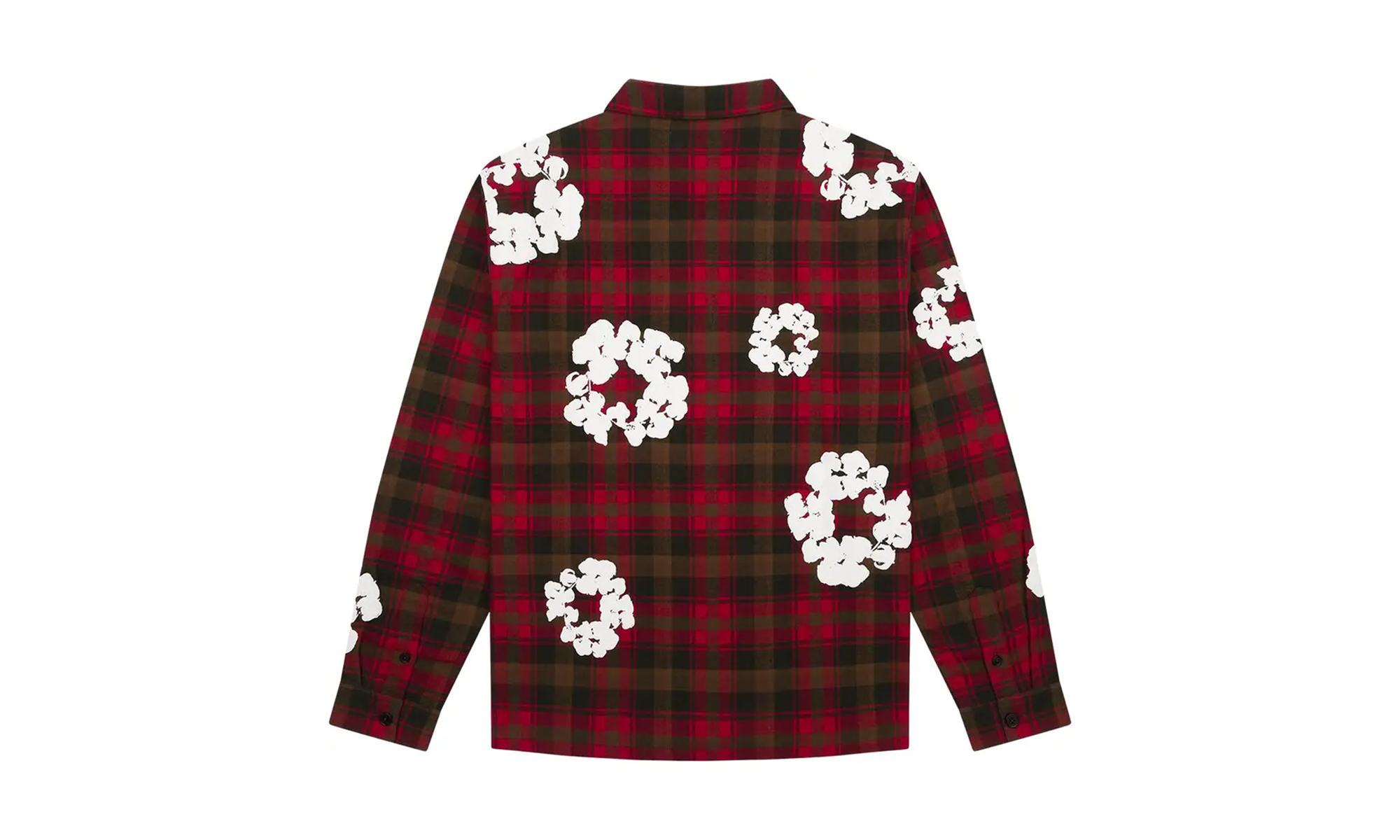 Cotton Wreath Pajama Shirt "Red" DT183