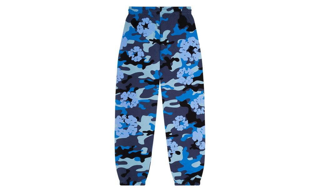 Cotton Wreath Sweatpants "Blue Camo" DT129