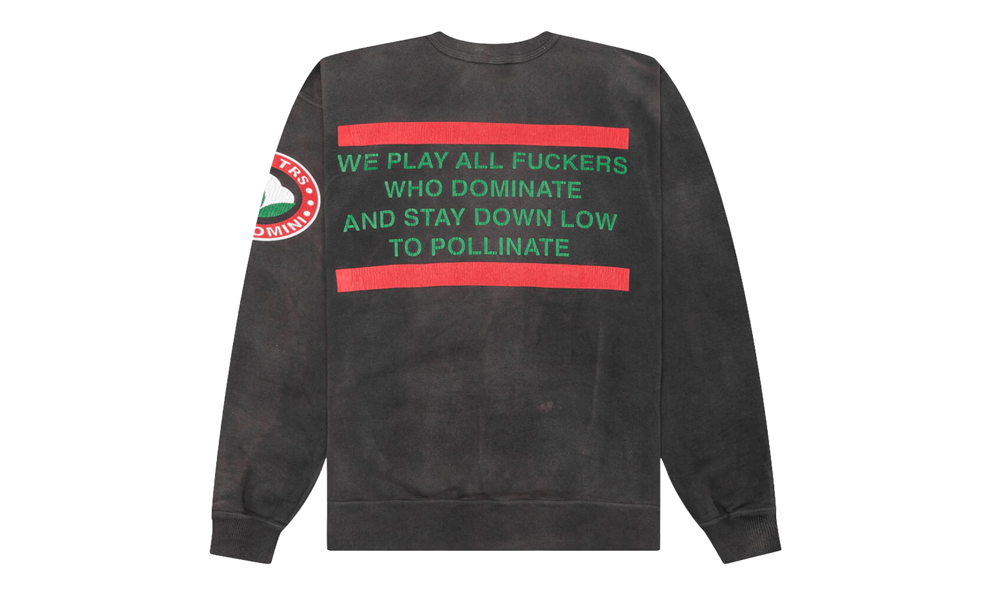 STTRS Logo Crewneck Sweatshirt "Saint Michael - Black" DT363
