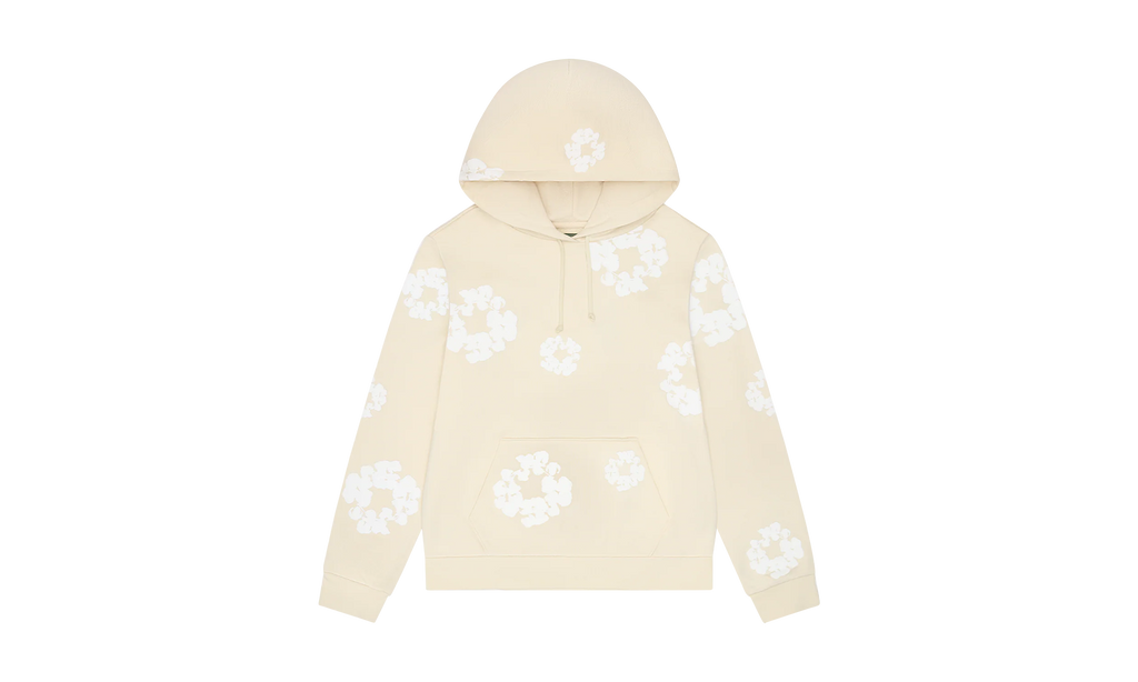 Cotton Wreath Hoodie "Oatmeal" DT254