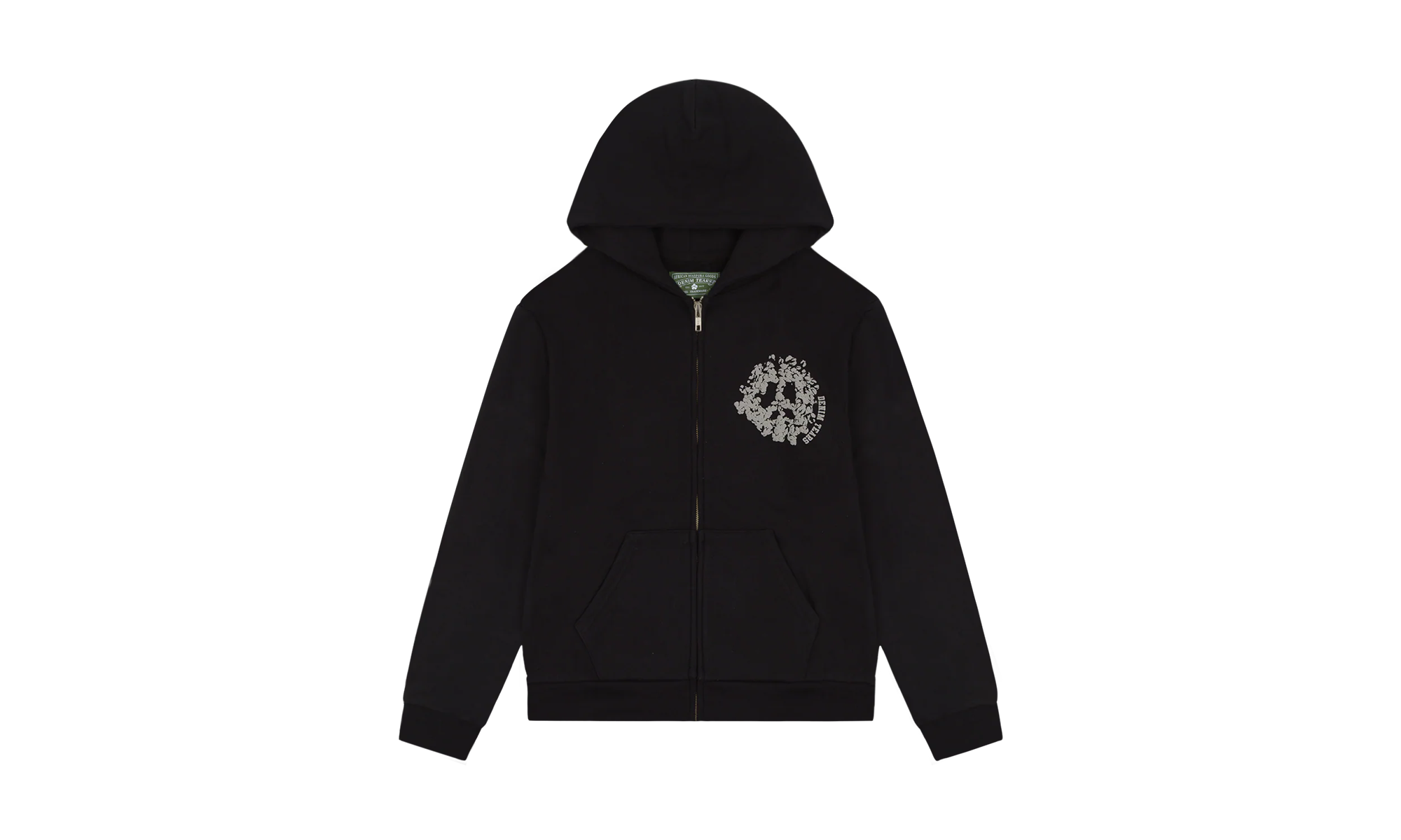 Denim University Zip Hoodie "Black" DT197