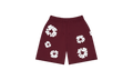 Cotton Wreath Sweatshorts "Burgundy" DT252