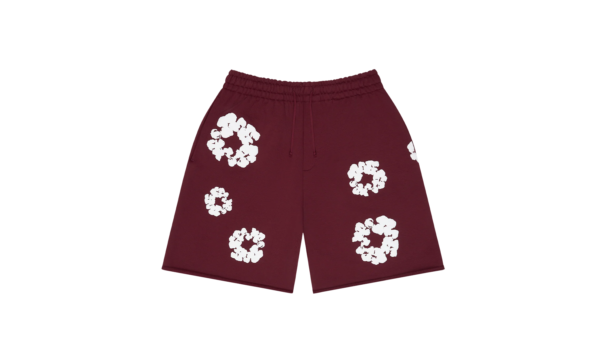 Cotton Wreath Sweatshorts "Burgundy" DT252