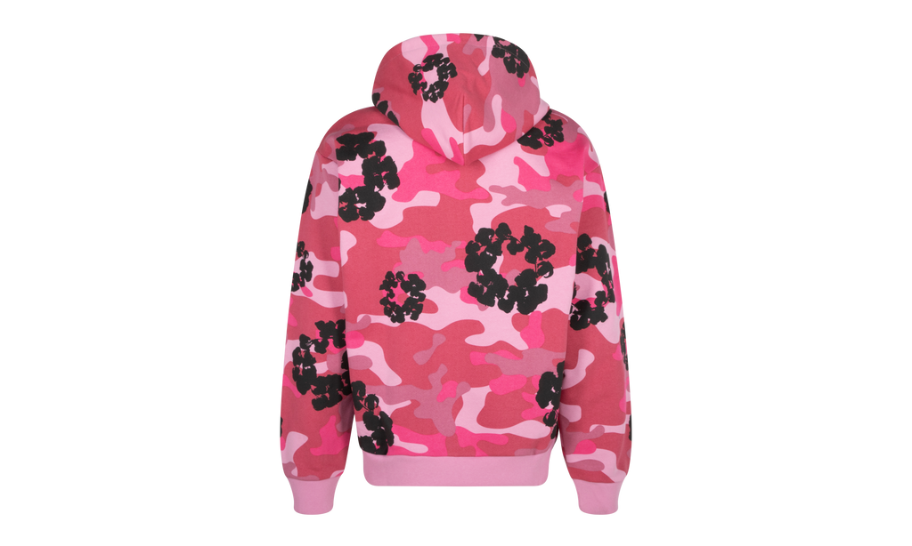 Cotton Wreath Hoodie "Pink Camo" DT061