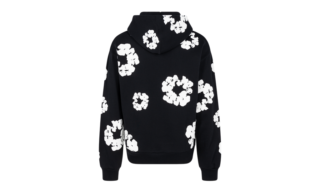 The Cotton Wreath Sweatshirt "Black" DT02
