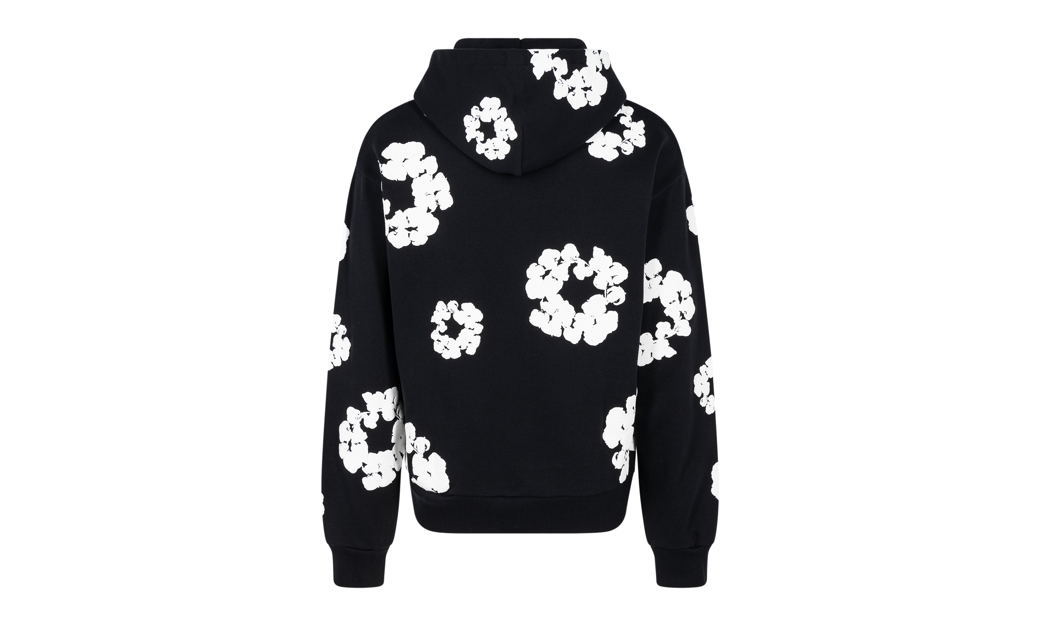 The Cotton Wreath Sweatshirt "Black" DT02