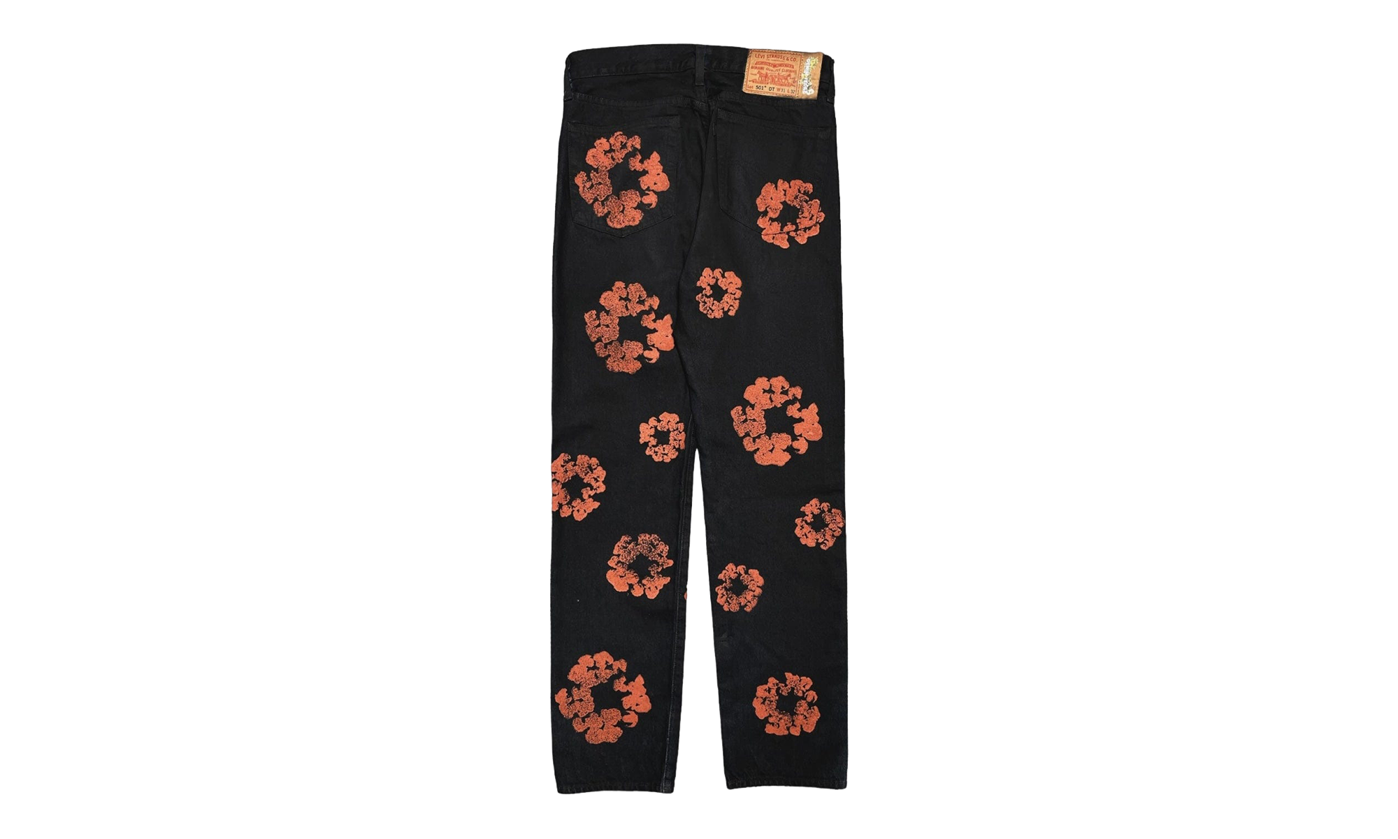 Levi's 501 The Cotton Wreath Logo Jeans "Black / Red / Clay" DT611