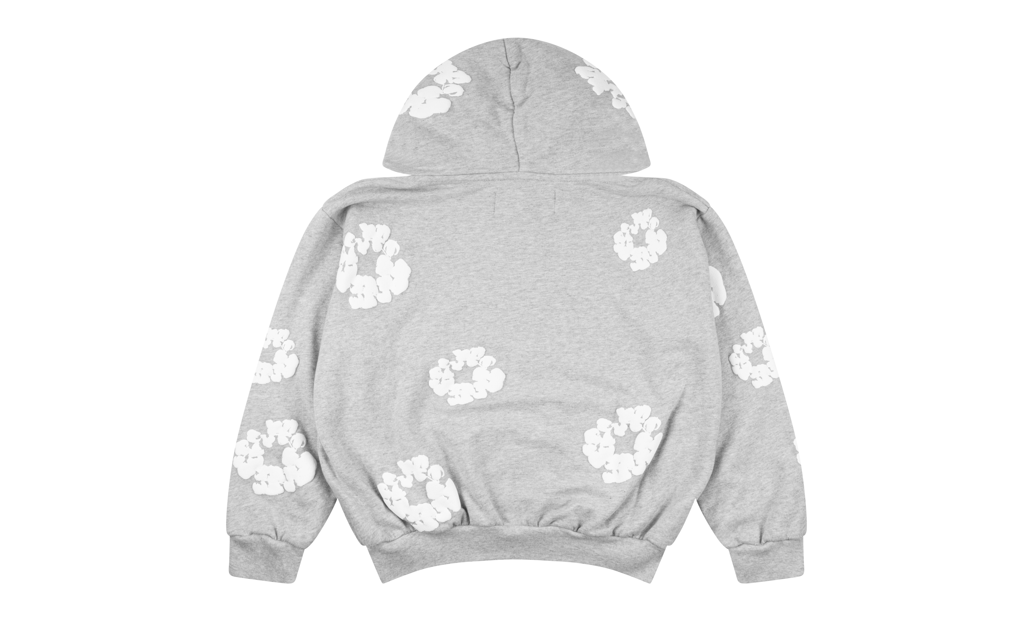 Kids Cotton Wreath Zip Hoodie "Grey" DT147