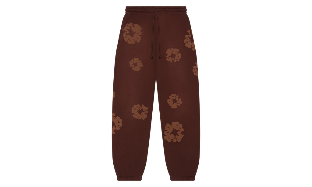 Mono Cotton Wreath Sweatpants "Brown" DT102