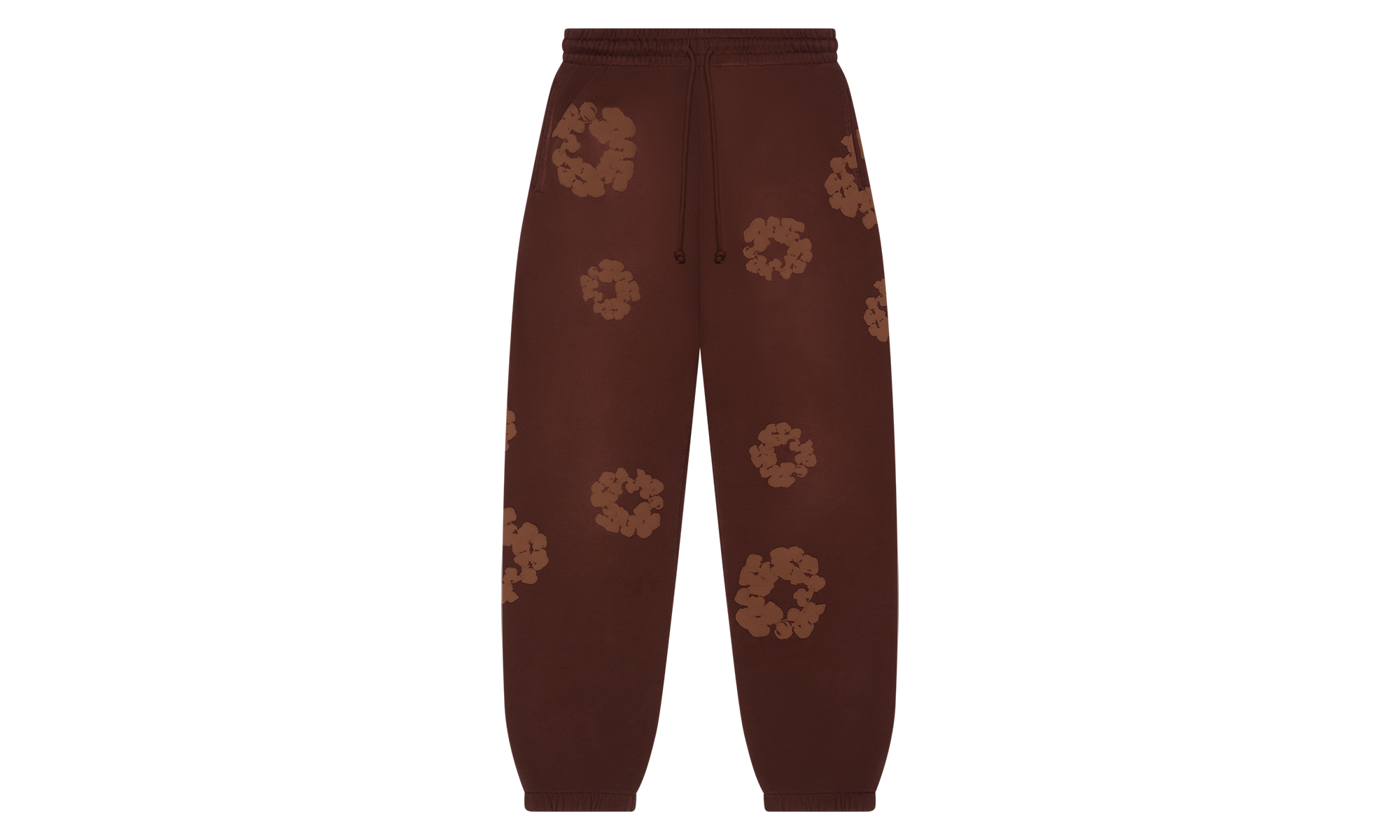 Mono Cotton Wreath Sweatpants "Brown" DT102