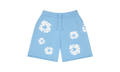 Cotton Wreath Sweatshorts "Light Blue" DT257