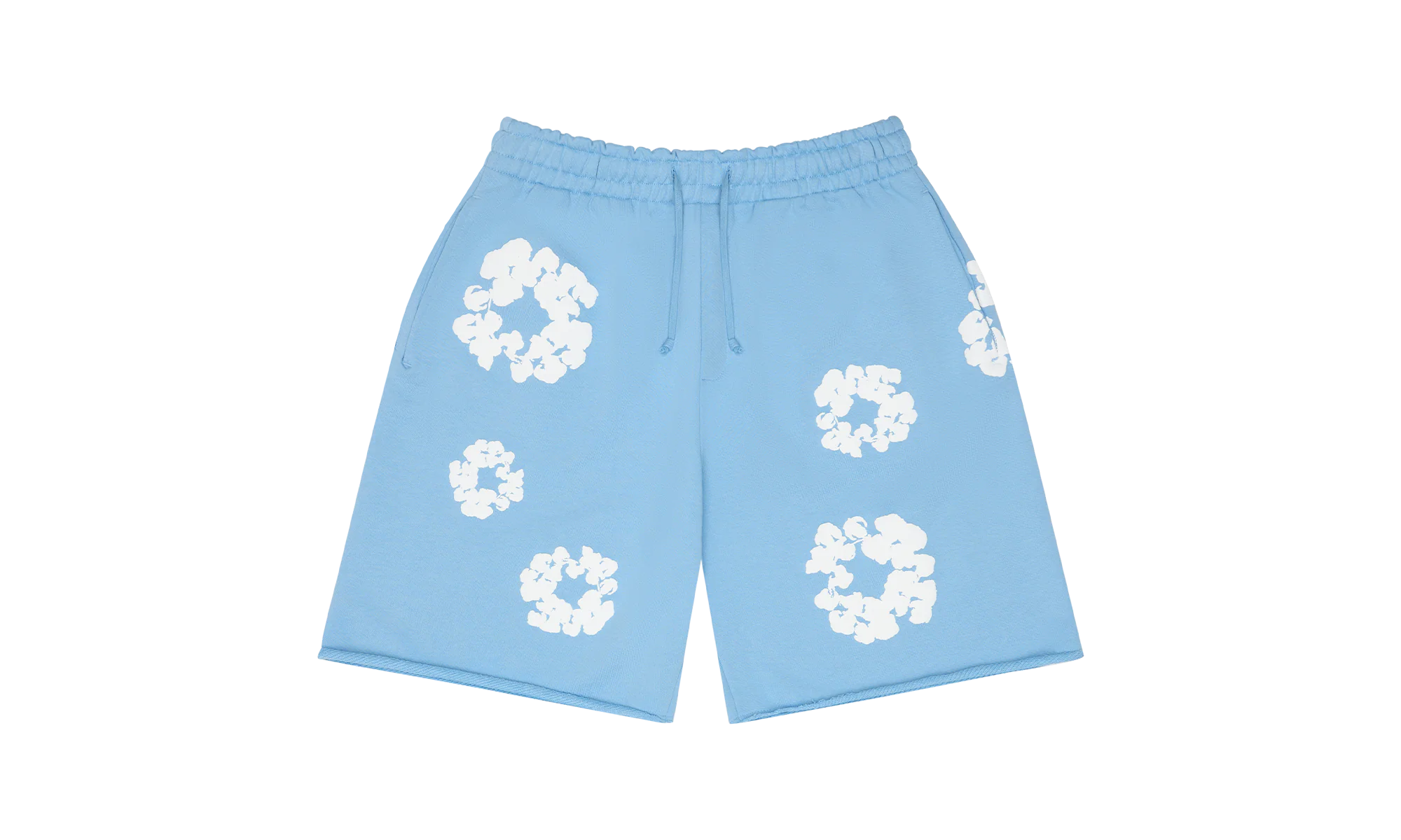 Cotton Wreath Sweatshorts "Light Blue" DT257