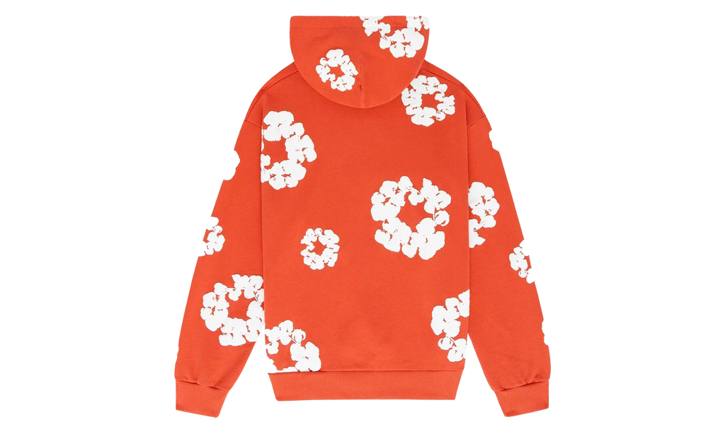 Cotton Wreath Hoodie "Orange" DT036
