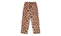 Faux Fur Giraffe Print Sweatpant "Brown" DT540
