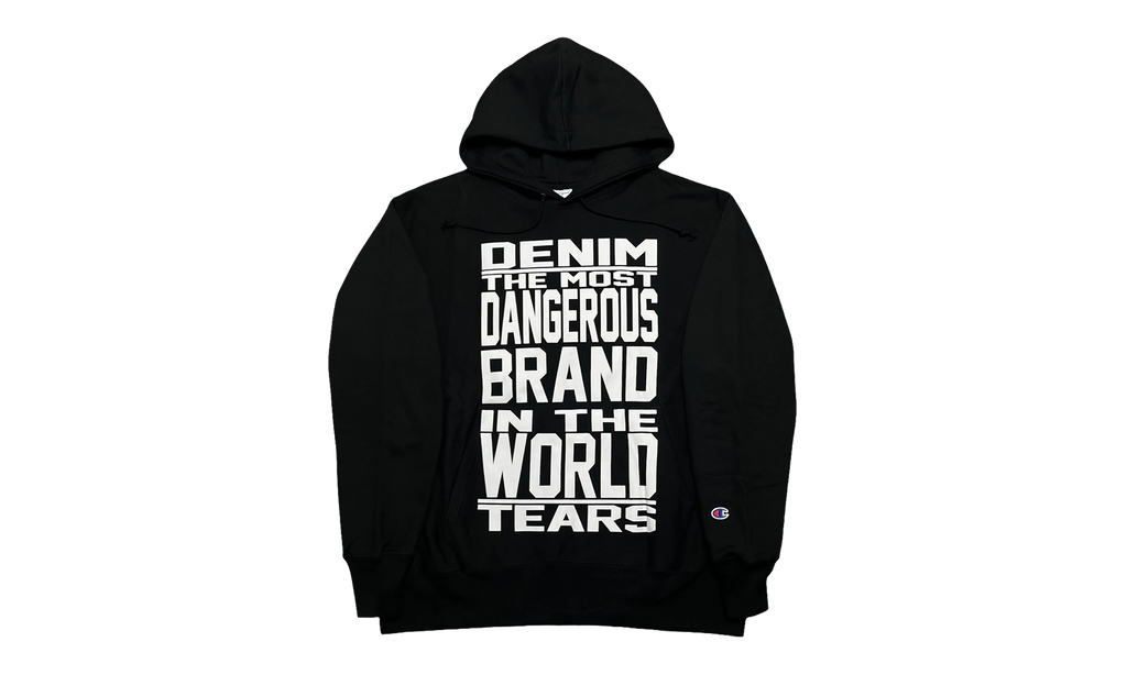 Mission Statement Hooded Sweatshirt "Black" DT307