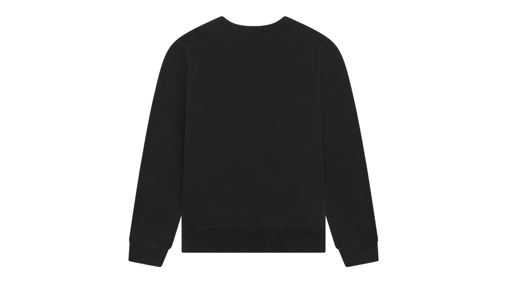 Cotton Fleur De-Lis Crewneck "Charcoal" DT084