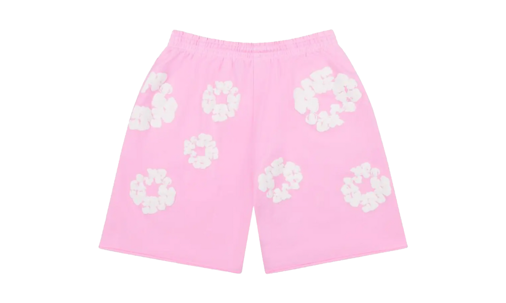 The Cotton Wreath Sweat Shorts "Powder Pink" DT091