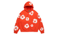 Cotton Wreath Zip Hoodie "Dark Orange" DT620