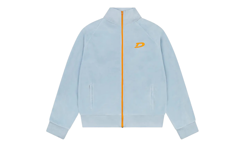 Velour Warmup Jacket "Light Blue" DT516