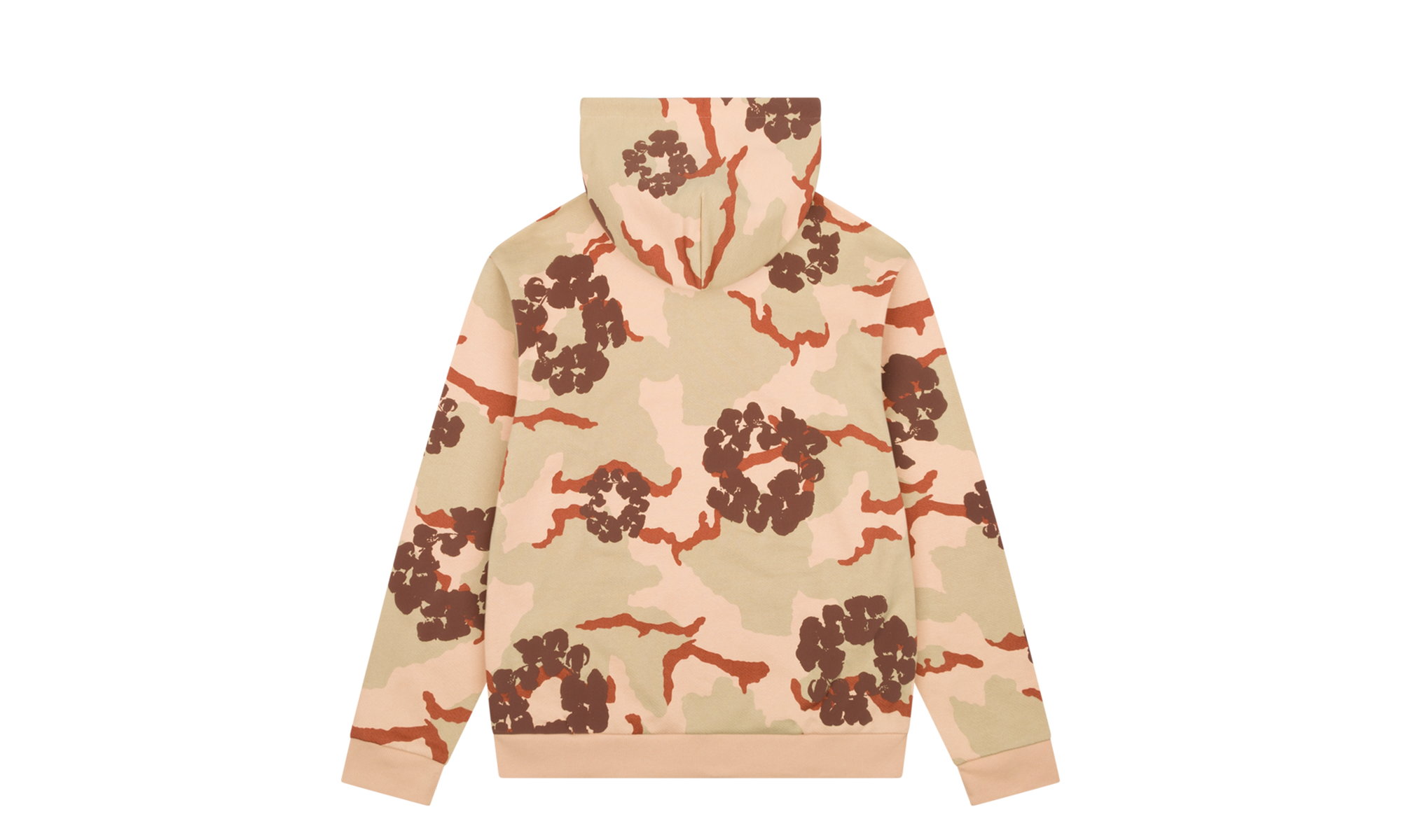 Cotton Wreath Zip Hoodie Tan "Tan Camo" DT131