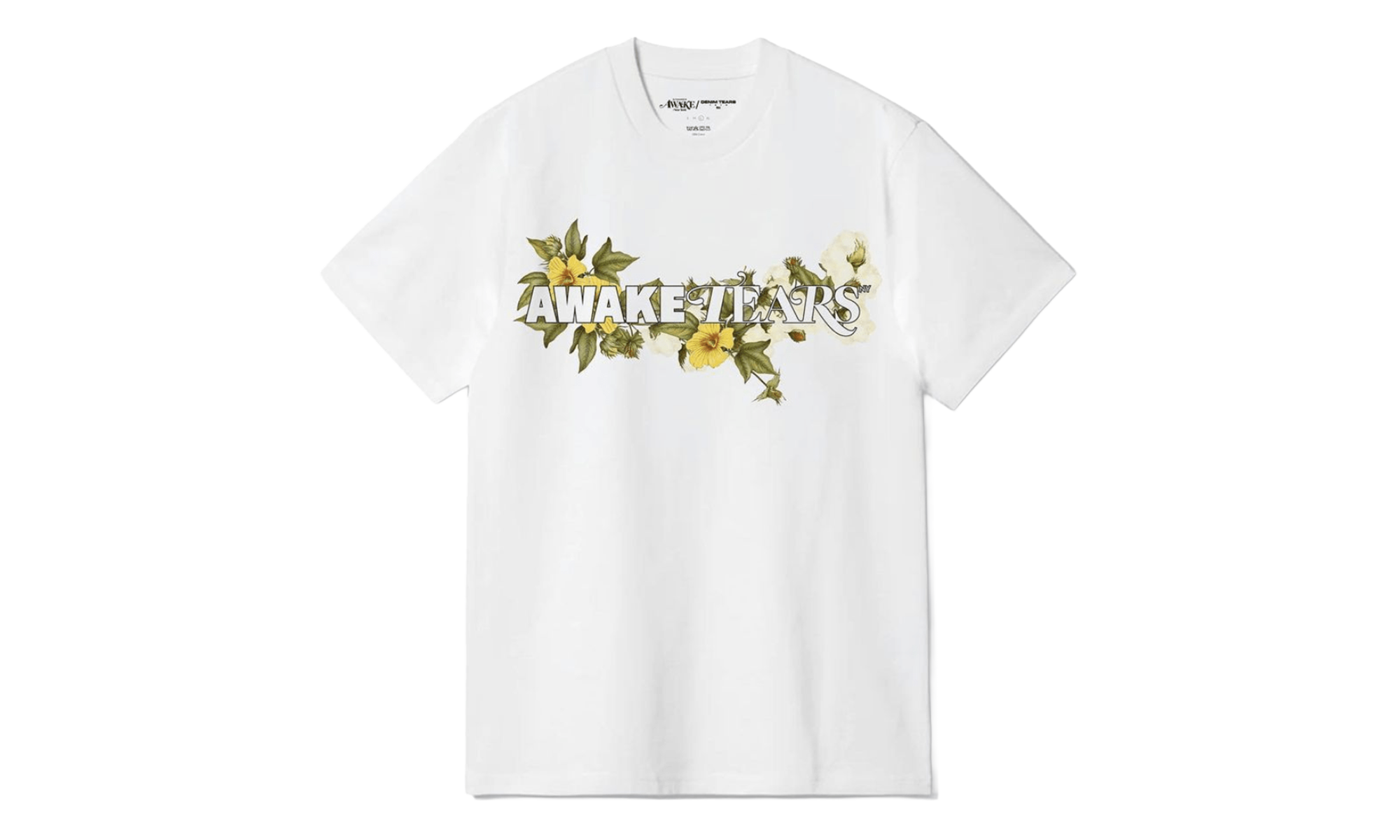 Awake Tears Short Sleeve Tee "Awake NY - White" DT362