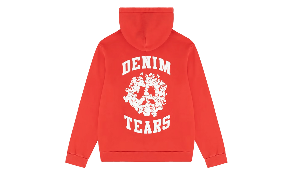 Logo Zip Up Hoodie "Red / White" DT606