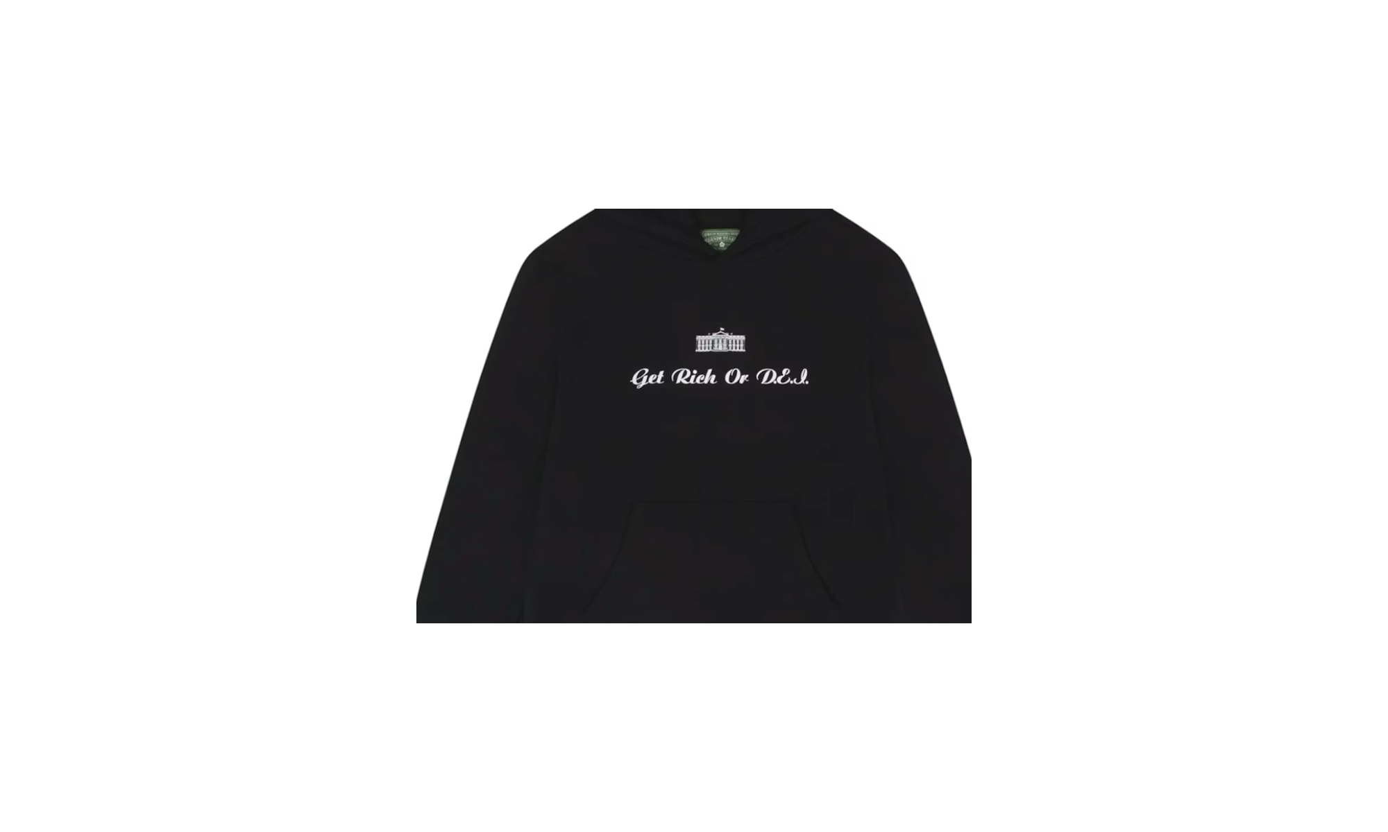 Get Rich or DEI Hoodie "Black" DT342
