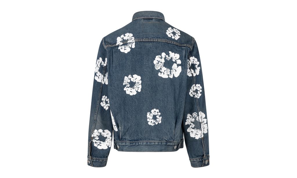 The Cotton Wreath Denim Jacket "Dark Wash" DT14