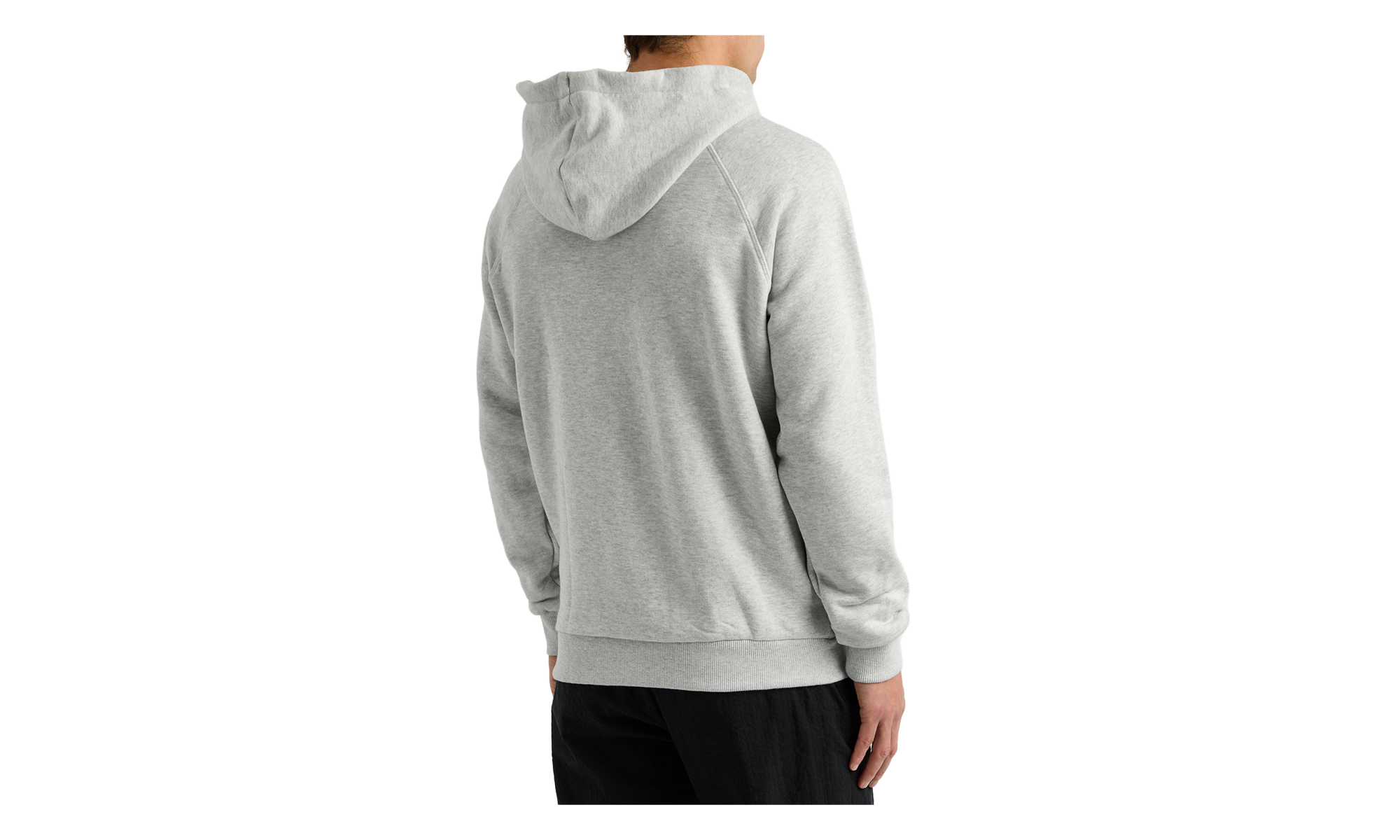 Embroidered Floral Logo Hoodie "Grey" DT350