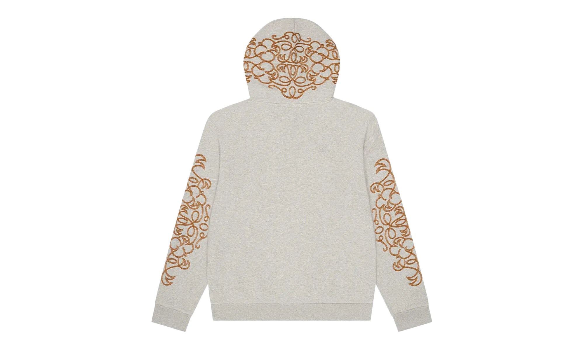 Western Embroidered Hoodie "Grey" DT458