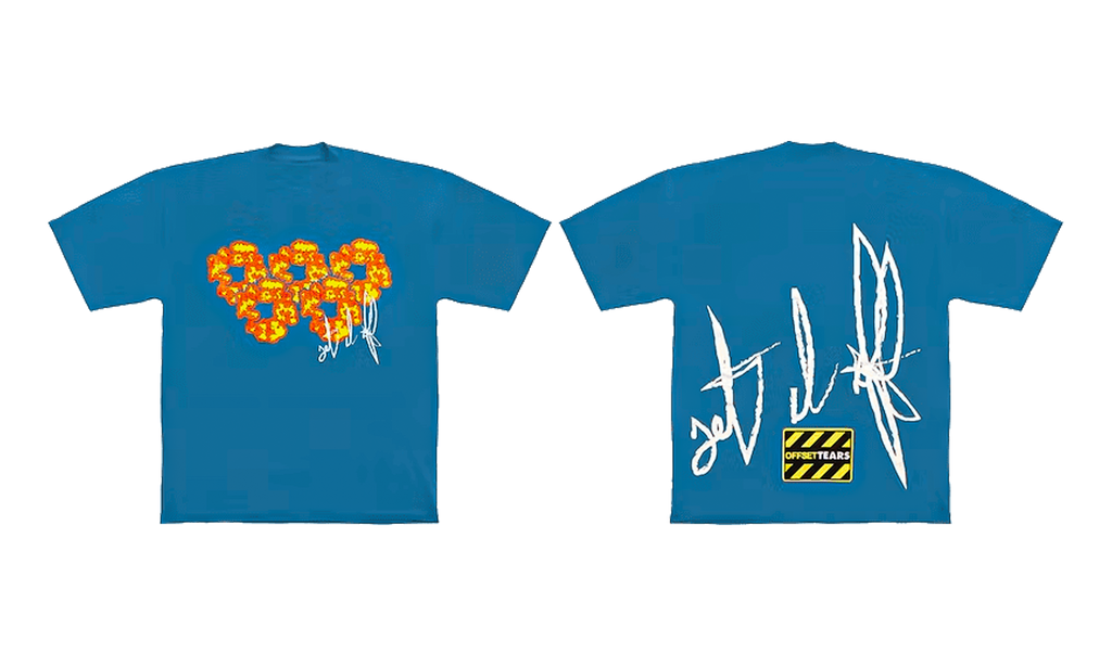 Offset Set It Off Box Set #4 Short Sleeve T-Shirt "Blue" DT607