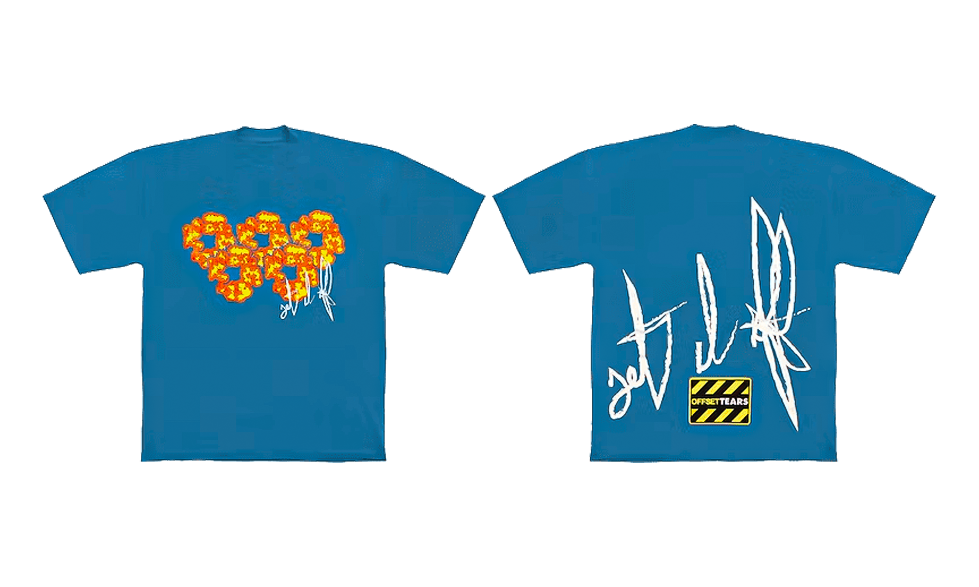 Offset Set It Off Box Set #4 Short Sleeve T-Shirt "Blue" DT607