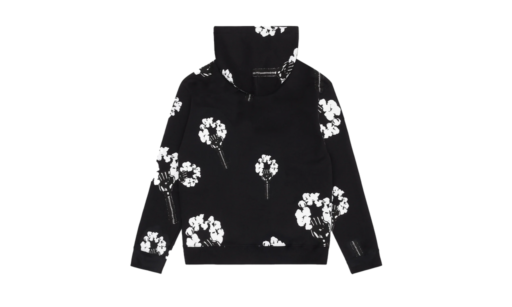 Hardies Tears Fist Wreath Hoodie "Black" DT243