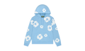Cotton Wreath Hoodie "Light Blue" DT255