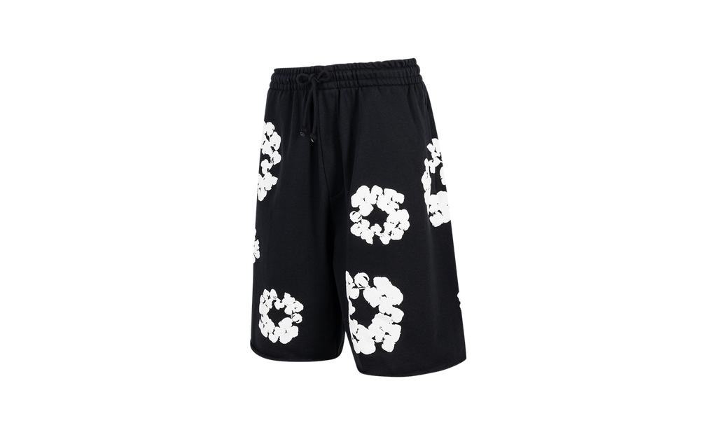 The Cotton Wreath Shorts "Black" DT06
