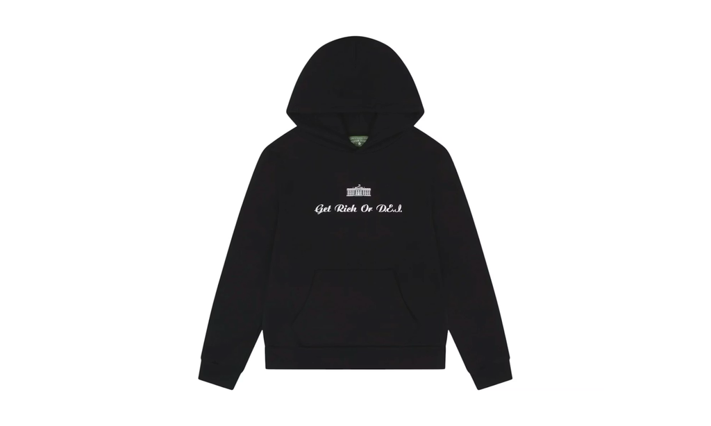 Get Rich or DEI Hoodie "Black" DT342